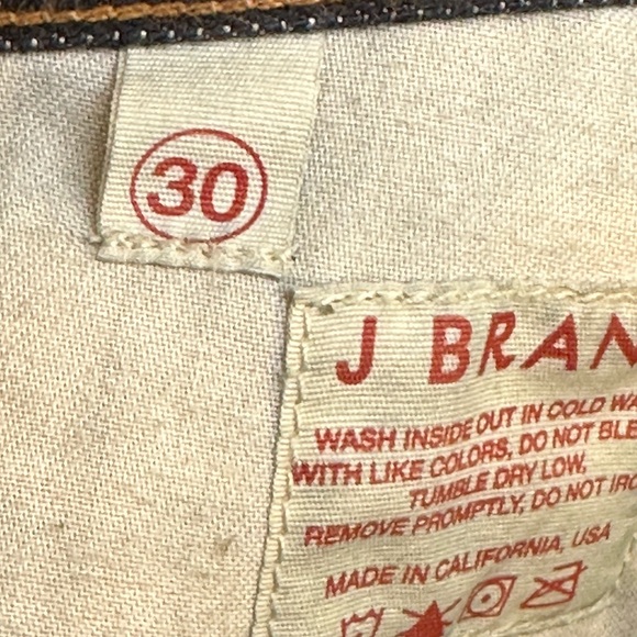 J Brand Stretch Cuffed Jean Shorts, size 30 - Picture 4 of 8